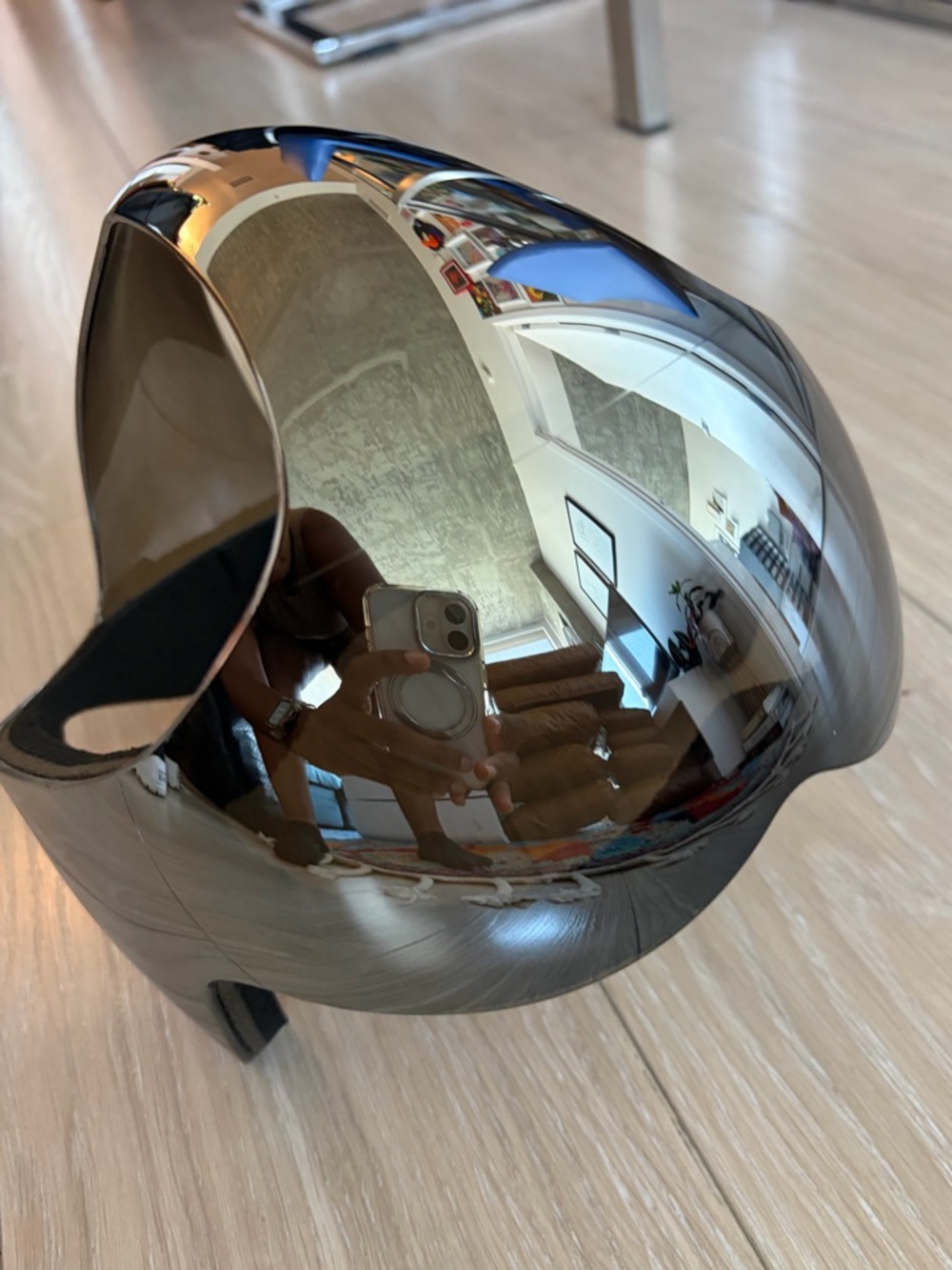 Chrome Helmet + Sunglasses (Official Netflix Merch—3 Body Problem)